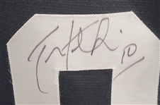 Trevor Letowski Arizona Coyotes Practice Used & Autographed Jersey