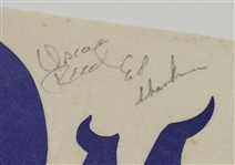 Minnesota Vikings Multi-Signed Vintage Pennant w/ Mick Tingelhoff