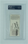 Michigan vs. Alabama 1988 Hall of Fame Bowl PSA Graded FULL Ticket