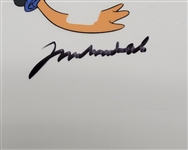 Muhammad Ali Autographed Empty That Glove 14.5x18.5 Animation Cel LE #521/650