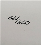 Muhammad Ali Autographed Empty That Glove 14.5x18.5 Animation Cel LE #521/650