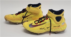 Royce Lewis 2024 Minnesota Twins Game Used & Autographed Cleats Beckett