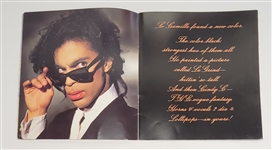 Framed 1988 Prince Lovesexy Promo Poster & Tour Book w/ Letter of Provenance