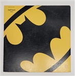 Framed 1989-90 Prince Batman Warner Bros. Promo Poster w/ 3 Albums w/ Letter of Provenance