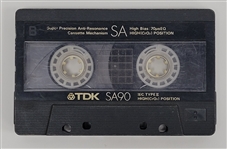 Unperforated McFlash 11-16-90 Cassette Demo w/ Prince's Own Handwriting & Letter of Provenance