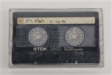 Unperforated McFlash 11-16-90 Cassette Demo w/ Prince's Own Handwriting & Letter of Provenance