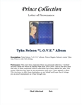 Tyka Nelson L.O.V.E. Album w/ Letter of Provenance