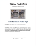 Lot of 2 Prince Funko Pops w/ Letter of Provenance