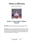 Prince Lotus Flow3r Limited Edition Double Album with Typo *Sealed* w/ Letter of Provenance
