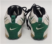Keith Jackson c. 1995-96 Game Used Football Shoes From Super Bowl Championship Year