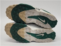 Keith Jackson c. 1995-96 Game Used Football Shoes From Super Bowl Championship Year
