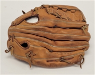 Jerry Augustine 1977 Milwaukee Brewers Game Used & Autographed Fielding Glove