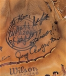 Jerry Augustine 1977 Milwaukee Brewers Game Used & Autographed Fielding Glove