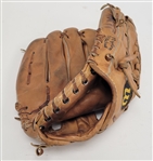 Jerry Augustine 1977 Milwaukee Brewers Game Used & Autographed Fielding Glove