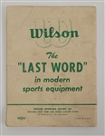 Vintage 1947 Official Rules of Baseball Book