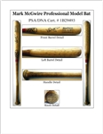 Mark McGwire 1998 St. Louis Cardinals Game Used & Autographed Bat *From 70 HR Season* PSA/DNA GU 10 
