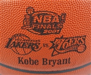 Kobe Bryant Autographed 2001 NBA Finals Basketball PSA/DNA & JSA LOA