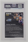 Donovan Mitchell 2017 Panini Chronicles #398 Gold Rookie Card LE #9/10 PSA 9
