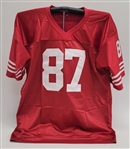 Dwight Clark Autographed Custom Jersey PSA/DNA