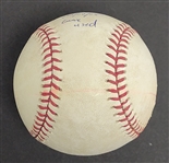 Joe Mauer Autographed & Inscribed 2005 Opening Day Game Used Baseball MLB & Ironclad
