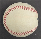 Joe Mauer Autographed & Inscribed 2005 Opening Day Game Used Baseball MLB & Ironclad