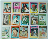 Collection of 58 Vintage 1975 Topps Baseball Cards  