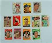 Collection of 1950s Topps Baseball Cards w/ Rookies & Hall of Famers