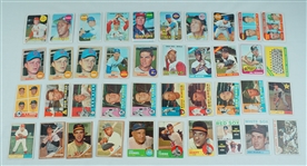 Collection of 1960s Topps Baseball Cards w/ Rookies & Hall of Famers