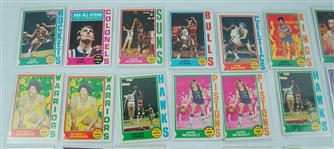 Collection of 1974 Topps Basketball Cards
