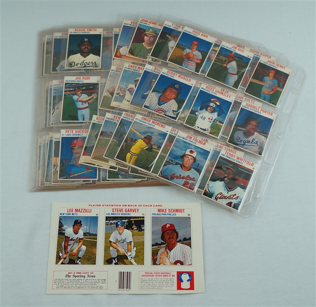 1979 Hostess Baseball Card Collection w/ Uncut Sheet