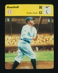 Babe Ruth 1977 Sportscasters Card