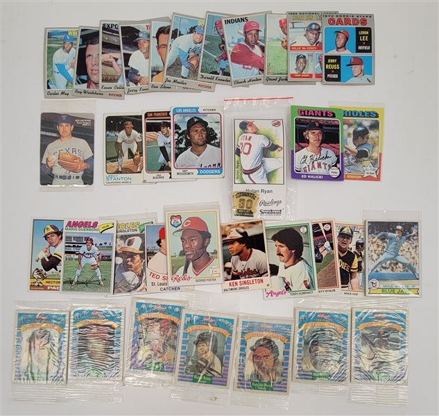 Collection of 1970s Baseball Cards w/ Stars & Hall of Famers
