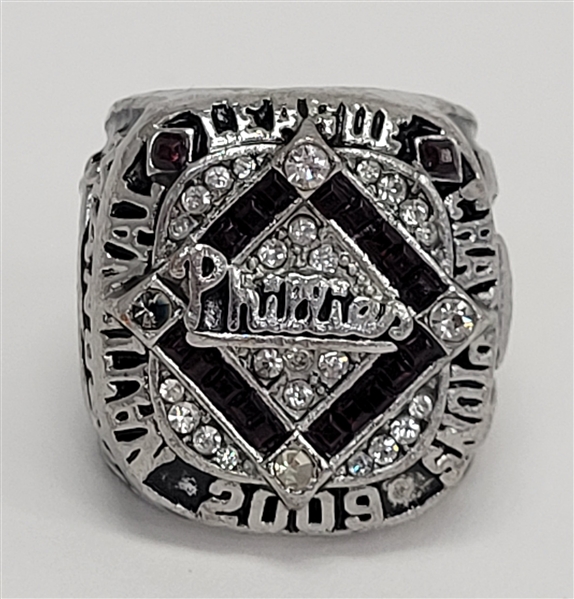 Charlie Manuel 2009 Philadelphia Phillies Collectors Ring