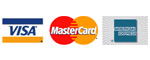 Visa, MasterCard, American Express